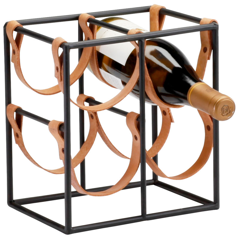 Cyan Design Small Brighton 4 Bottle Tabletop Wine Rack & Reviews Wayfair